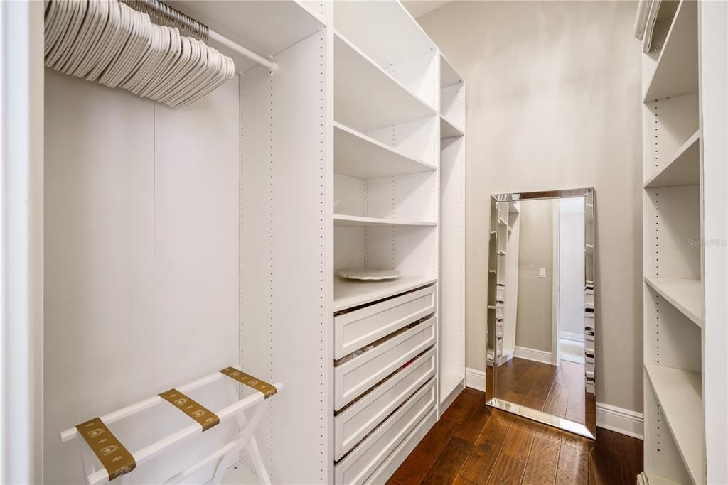 Guest Bedroom Walk-in closet