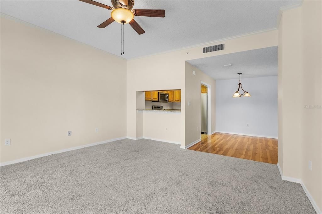 Living Room and Dining room