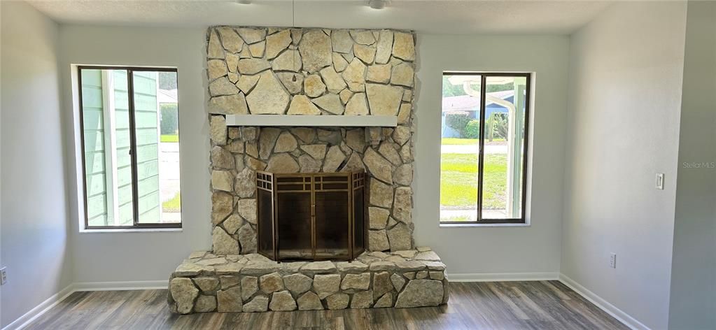 Fireplace in Living Rooom