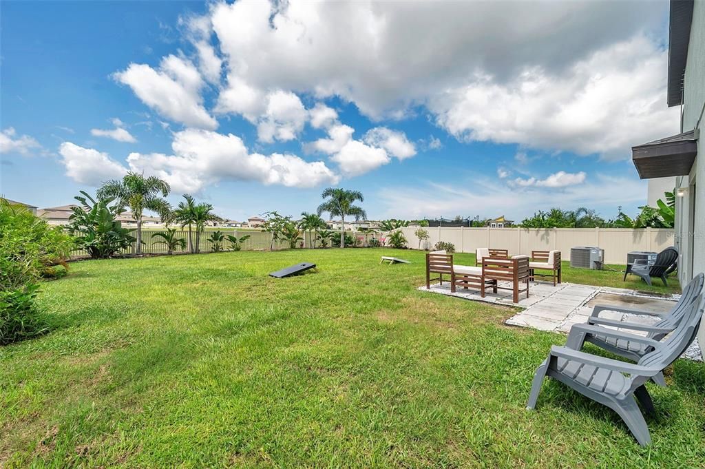 Great Lounging area outside patio