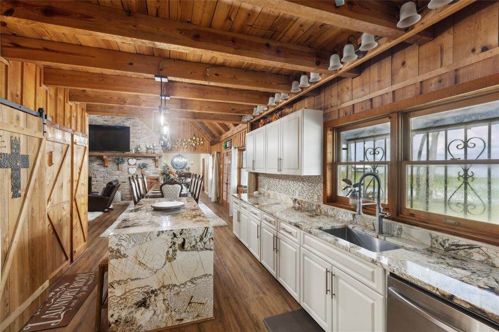 Kitchen with lots of counter space