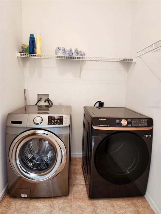 upstairs laundry room, shared