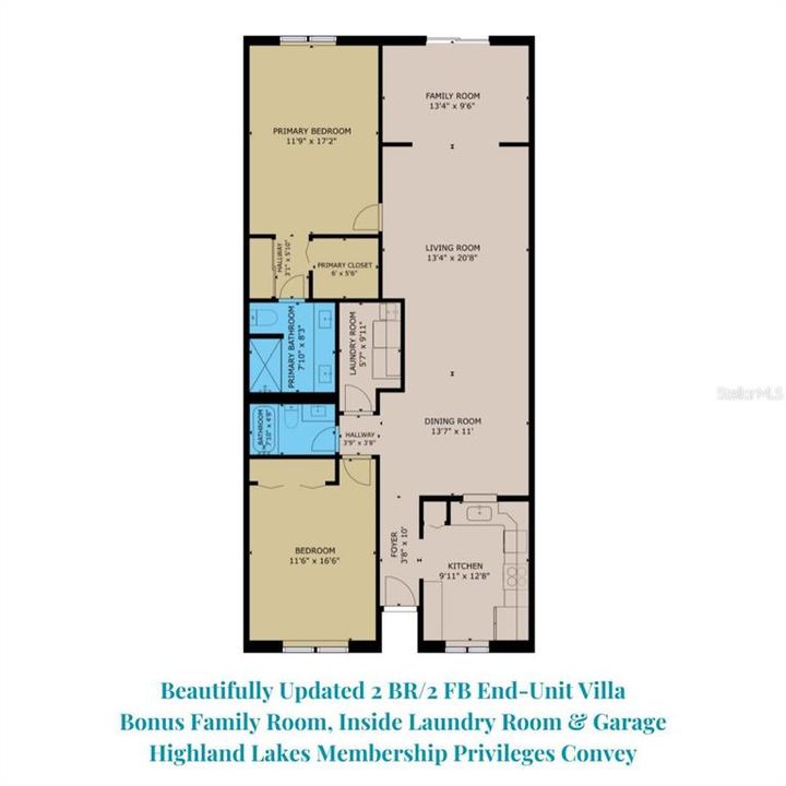 Spacious & open split floor plan~