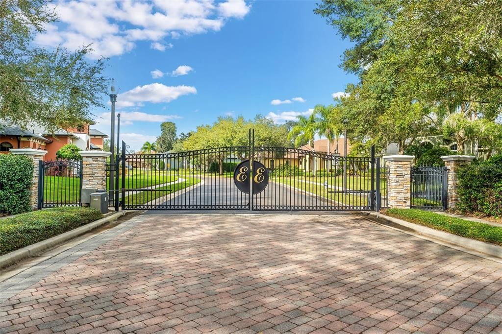 Gated Entry into Ellington Estates