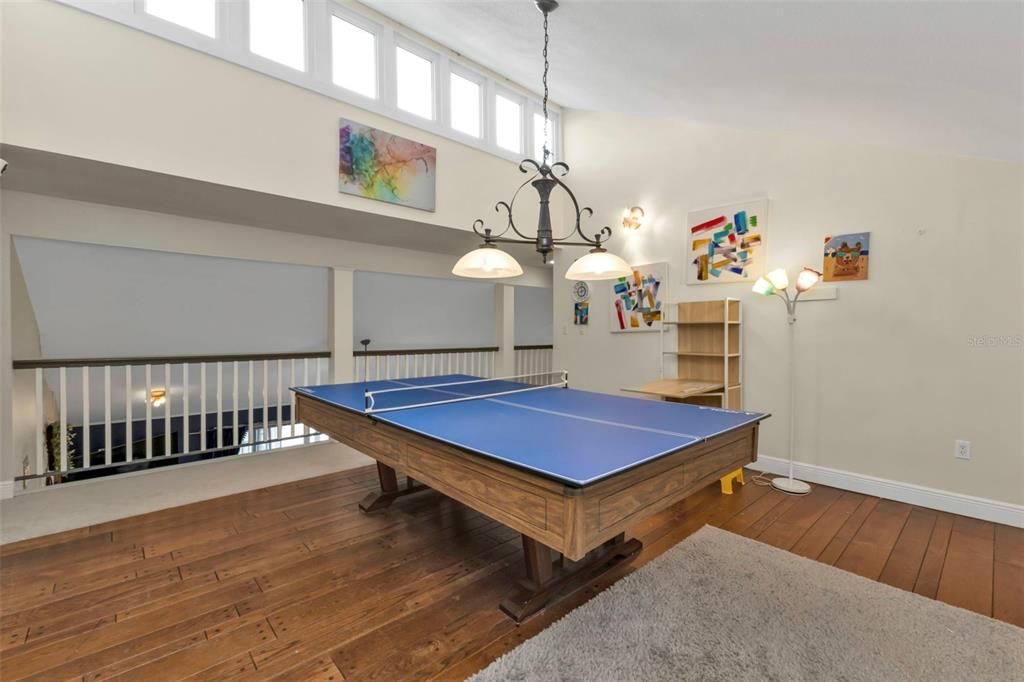 play room - pool table without ping pong top conveys - second floor