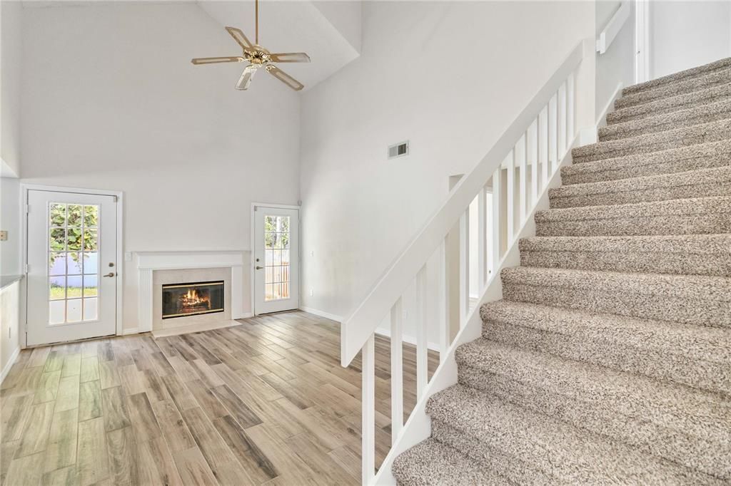 Looking in toward family room from living room