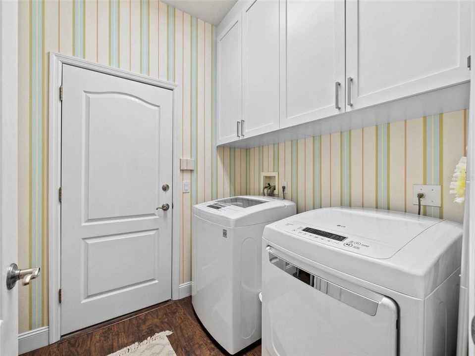 Indoor laundry room