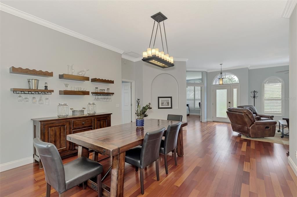 This room can easily hold a large table to accommodate large family dinners!