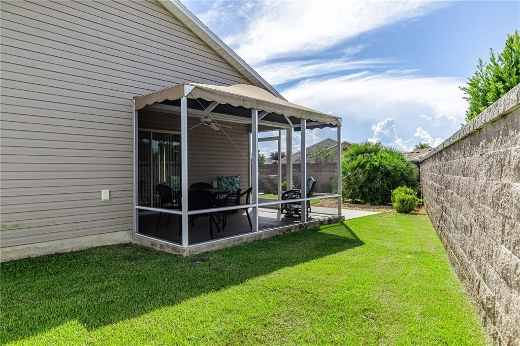 2 Concrete PRIVACY Walls Plus a Vinyl Fence