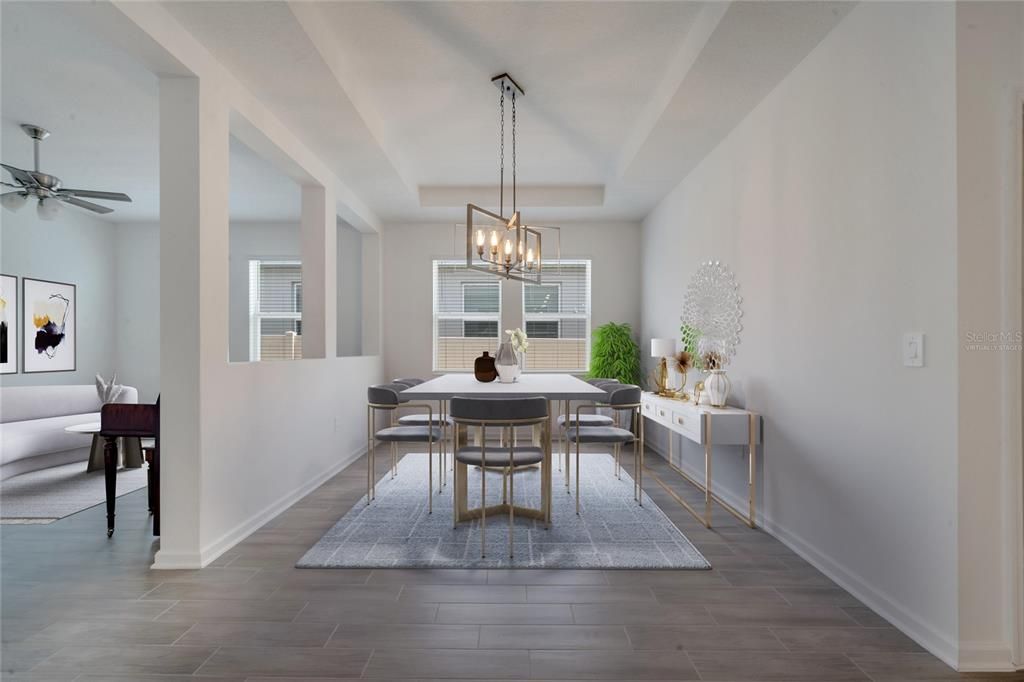 Formal Dining Area  (virtually staged)