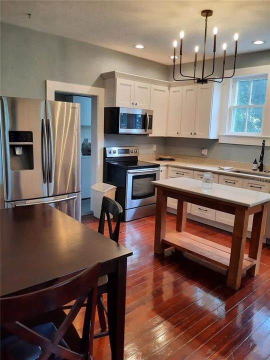 Large New Eat In Kitchen to Indoor Laundry Room