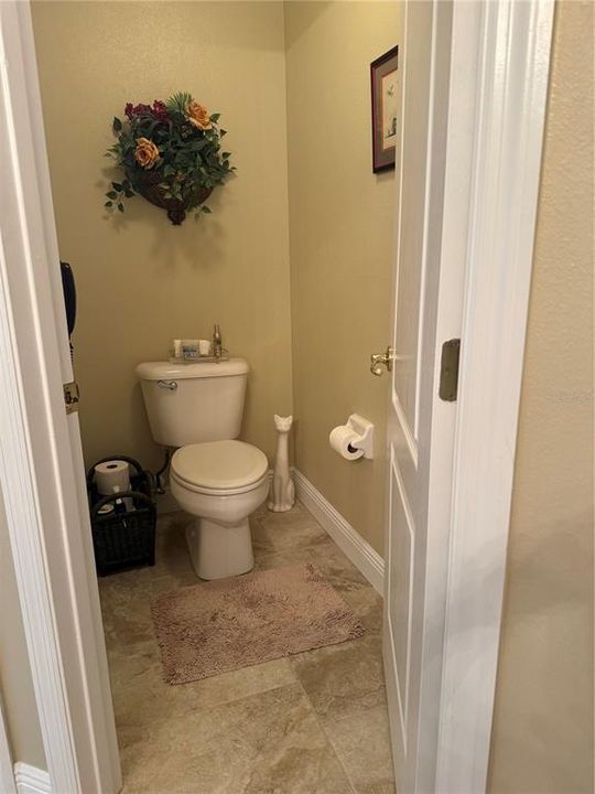 Private toilet area