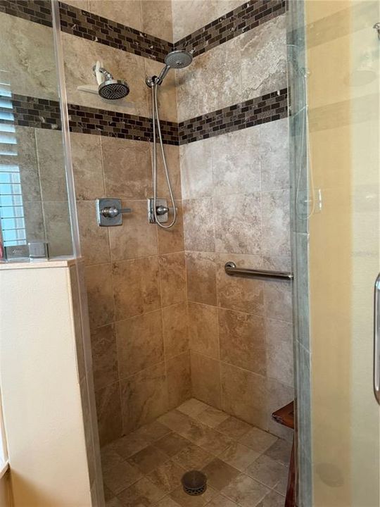 Renovated shower