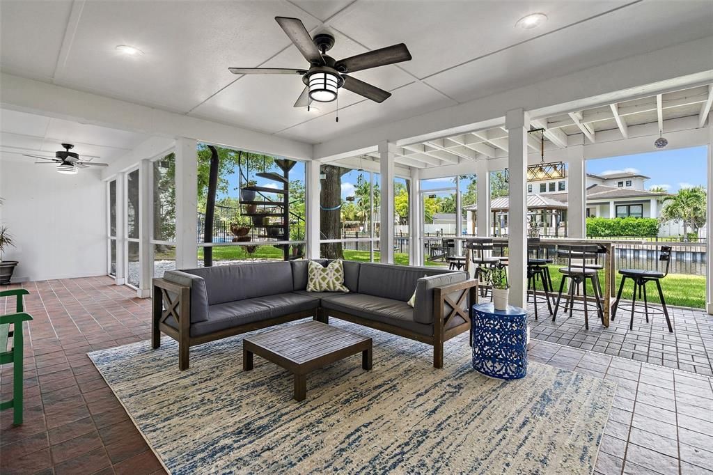 Rear Screened Porch