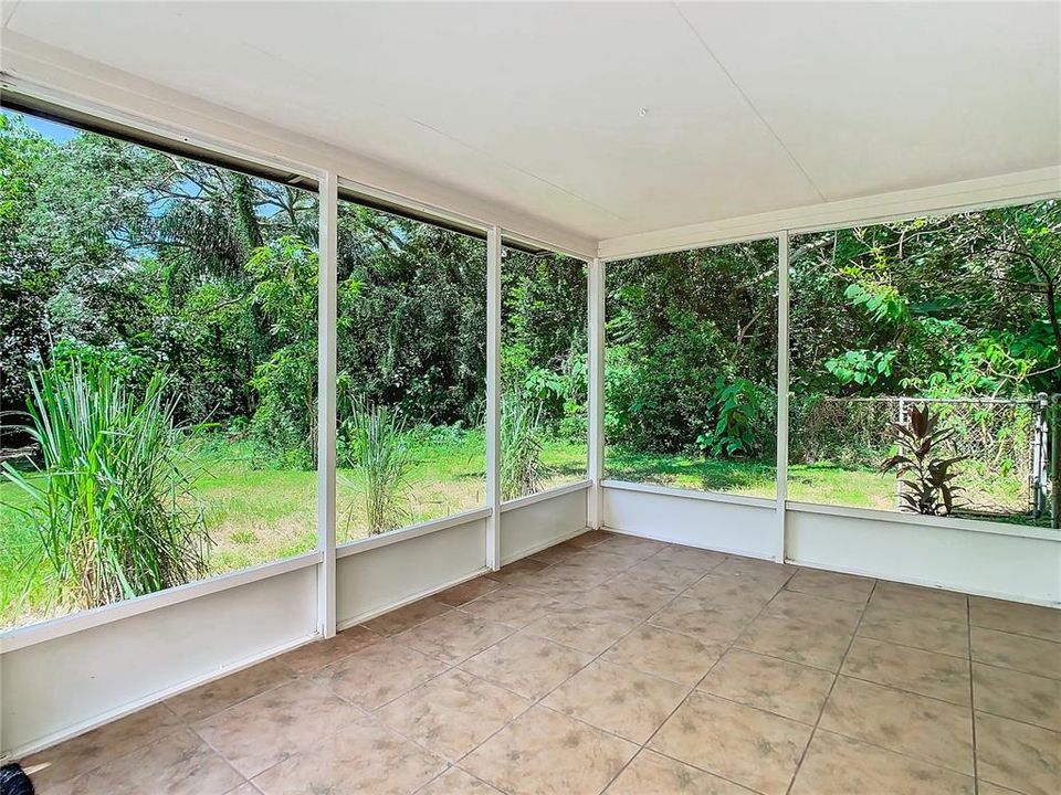 Screened-in patio downstairs