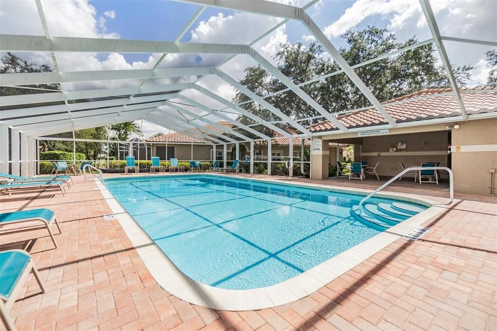 Community pool area.