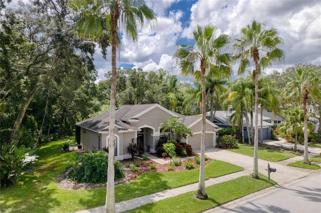 This home is nestled in a Nature lover's dream lot