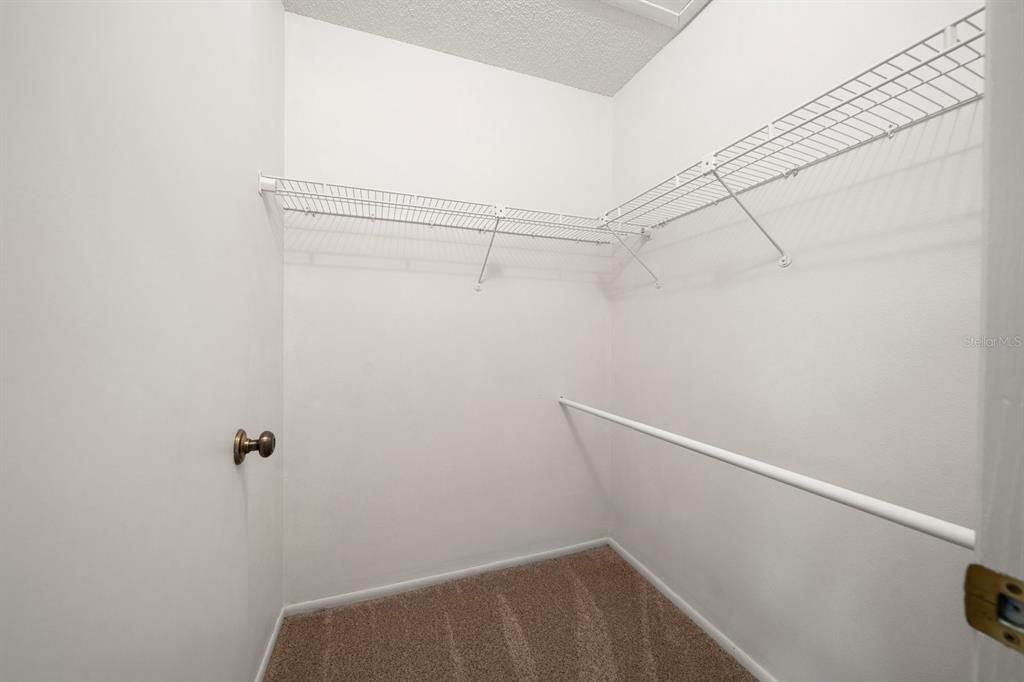 Primary walk-in closet