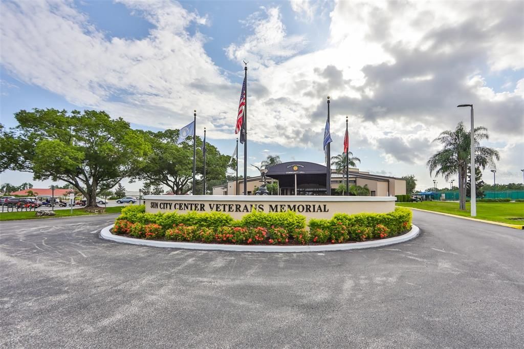 SOUTH SPORTS CAMPUS WITH LARGE AUDITORIUM, TENNIS, PICKLE BALL COURTS, SOFTBALL FIELD, HORSESHOES, DOG PARK AND OTHER ACTIVITIES.  MEMORIAL FOR OUR VETERANS.