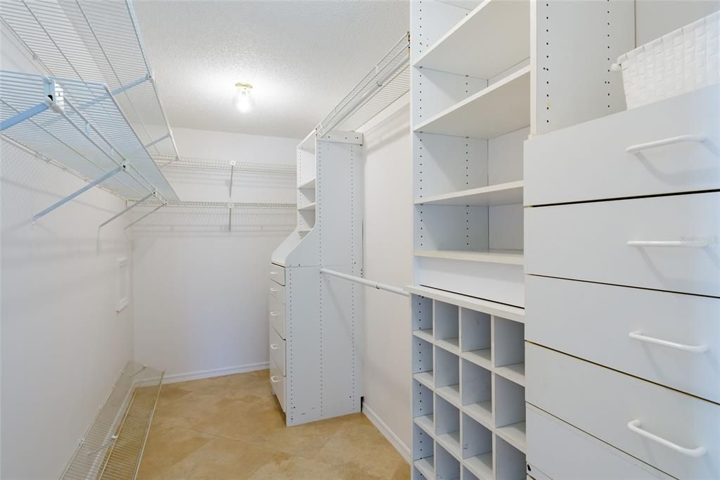 Primary Walk-In Closet