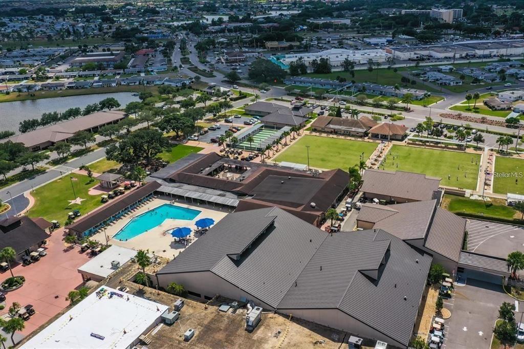 Sun City Center Aerial of Amenity Center