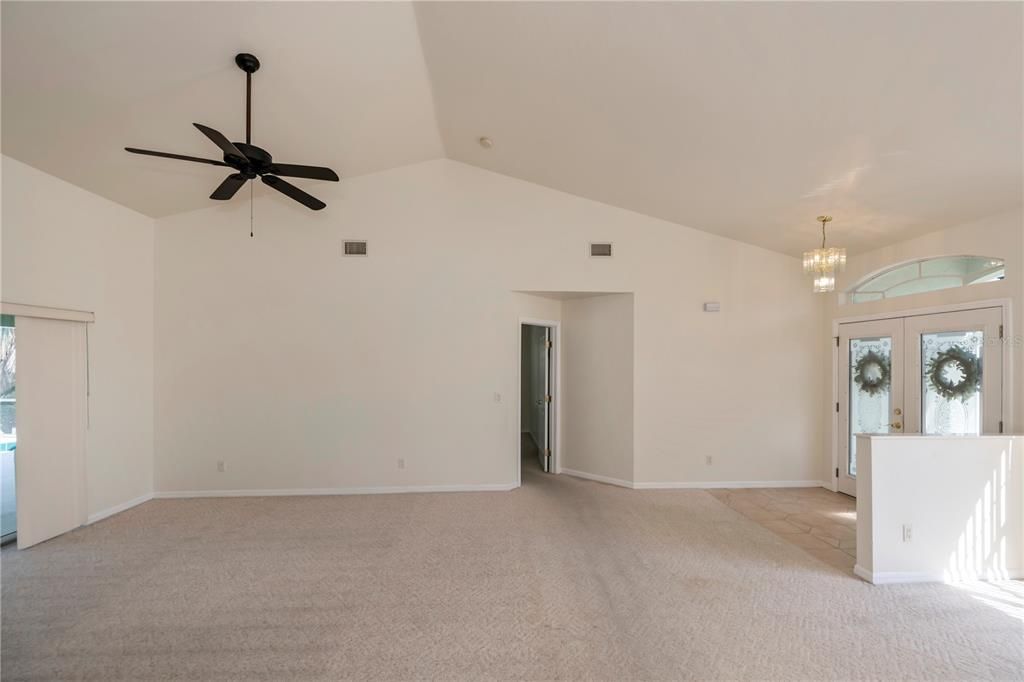 Spacious Living room and Dining room