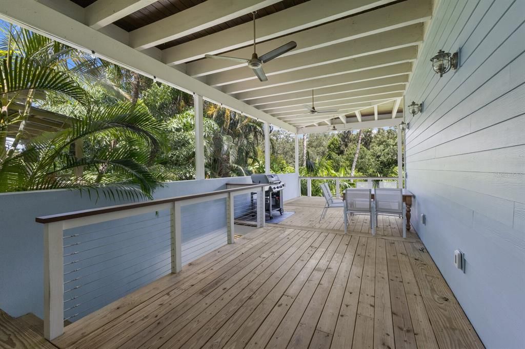 Back Porch, Stairs on Left Down to Carport