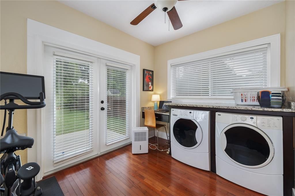 Laundry room/flex room