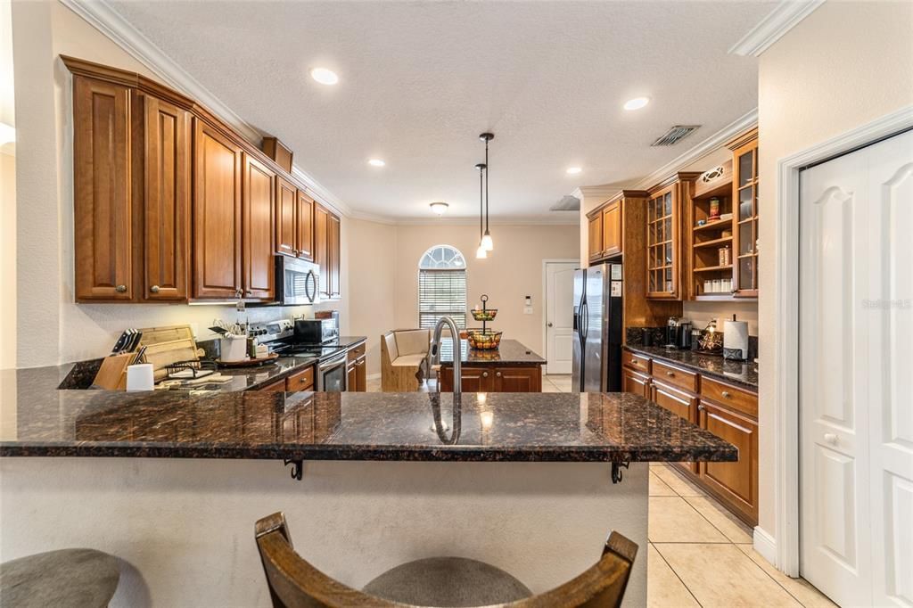 Bright kitchen area