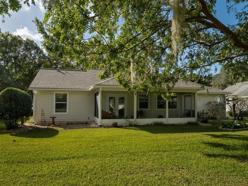 View of house from back