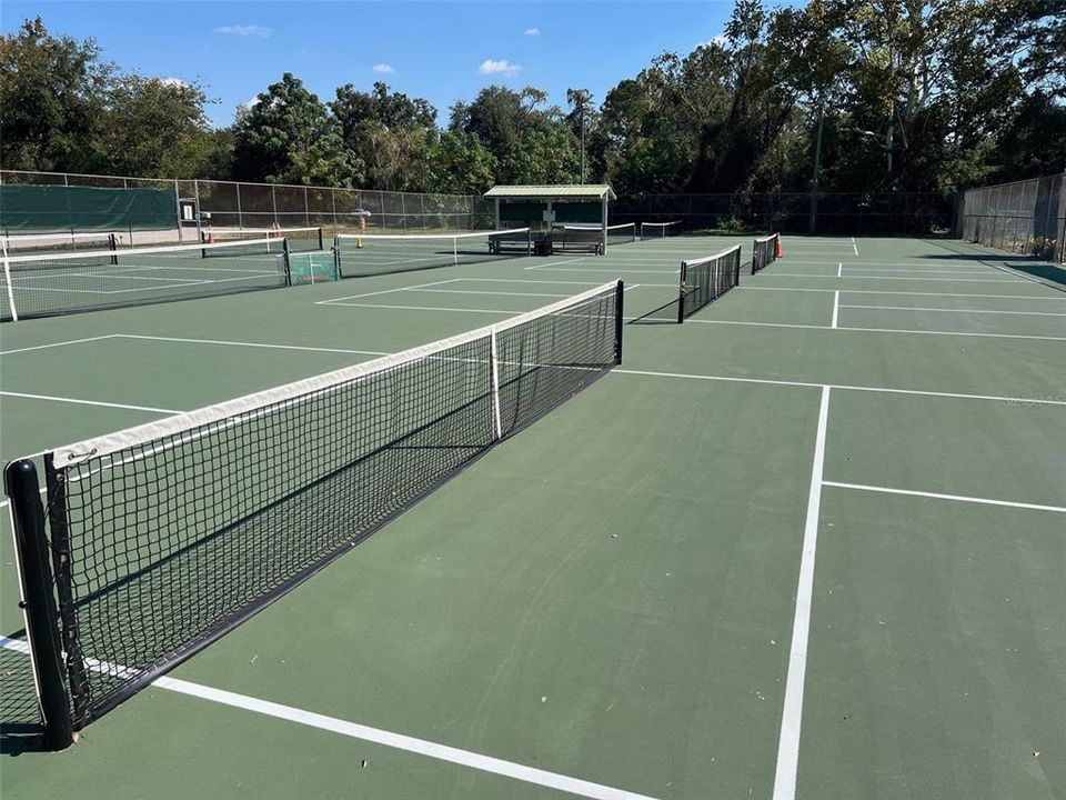 6 Pickleball courts and 2 Tennis courts to enjoy