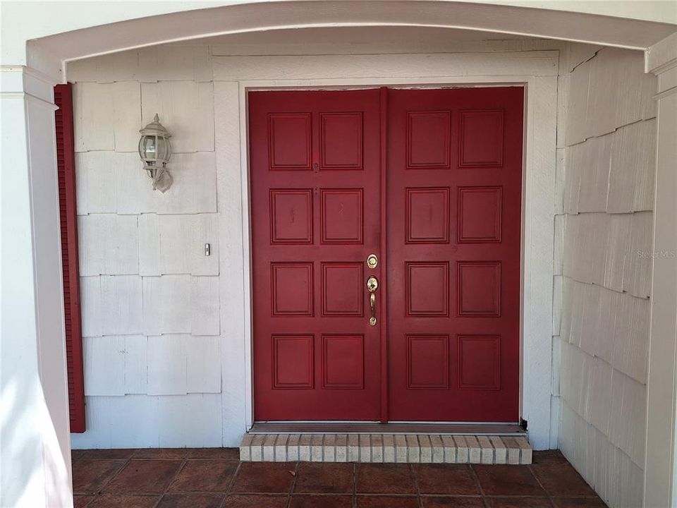 Elegant Double Door Entry