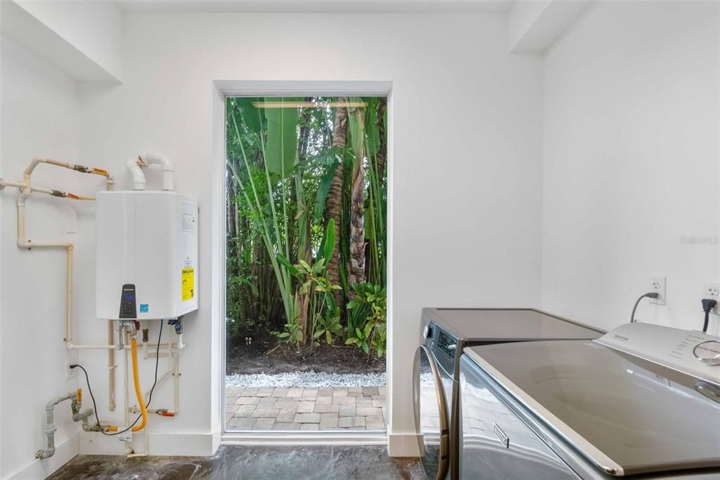 Washer Dryer Room/Next to Mud Room and Half Bath