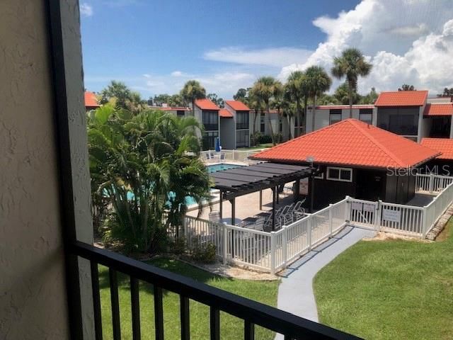 Pool View from balcony