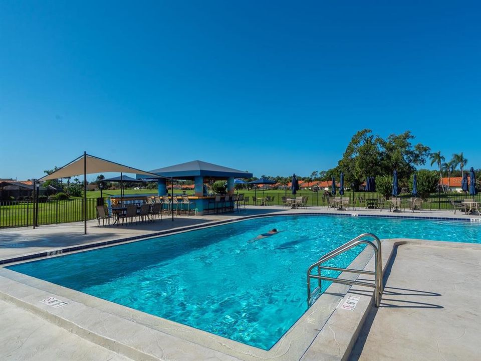 pool and tiki bar (currently under renovation)