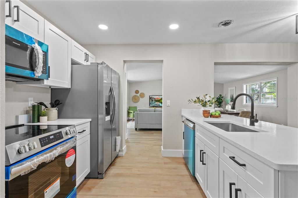 Kitchen with Brand New Appliances