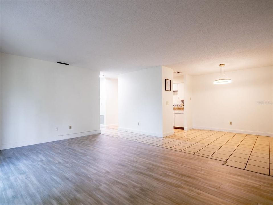 Living Room/Dining Room View