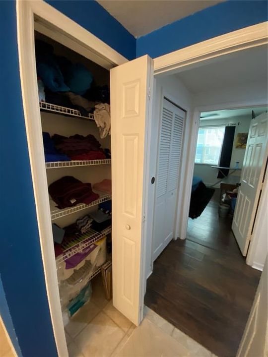 Linen Closet in Bath