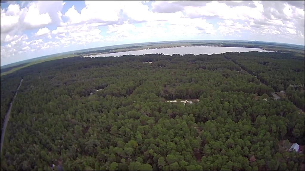 George's Lake from the lot