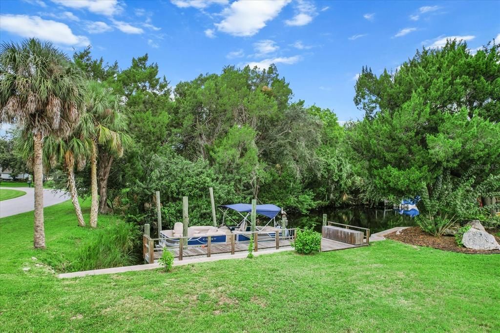 View toward dock