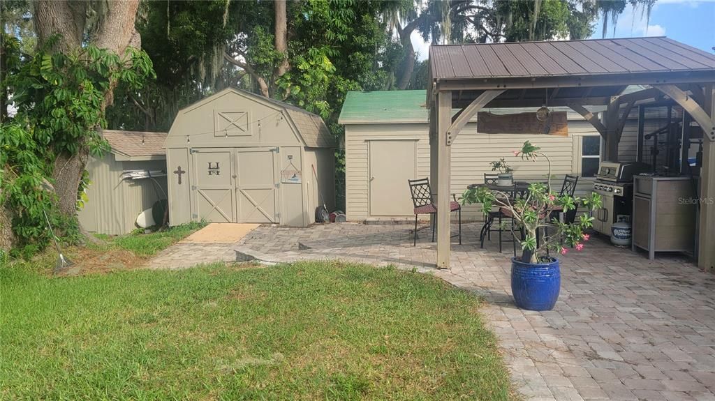 Gazebo/storage sheds