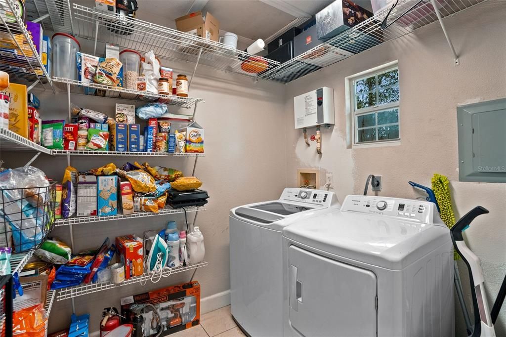 Cottage Laundry Area & Pantry