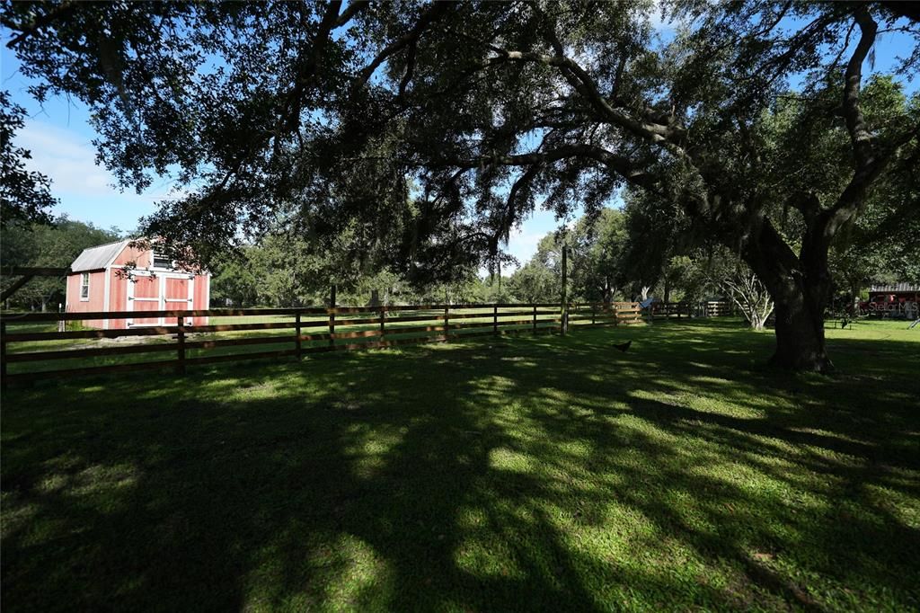 Barn used for animal feed