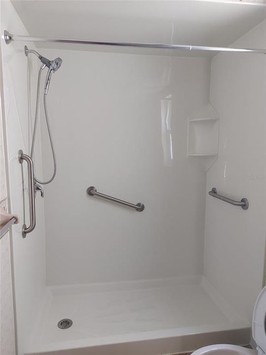 Primary Bathroom shower.