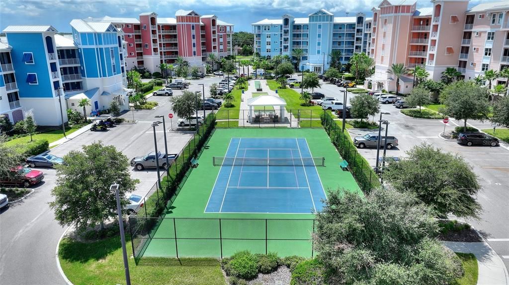 Community Tennis Court, Shuffleboard & More