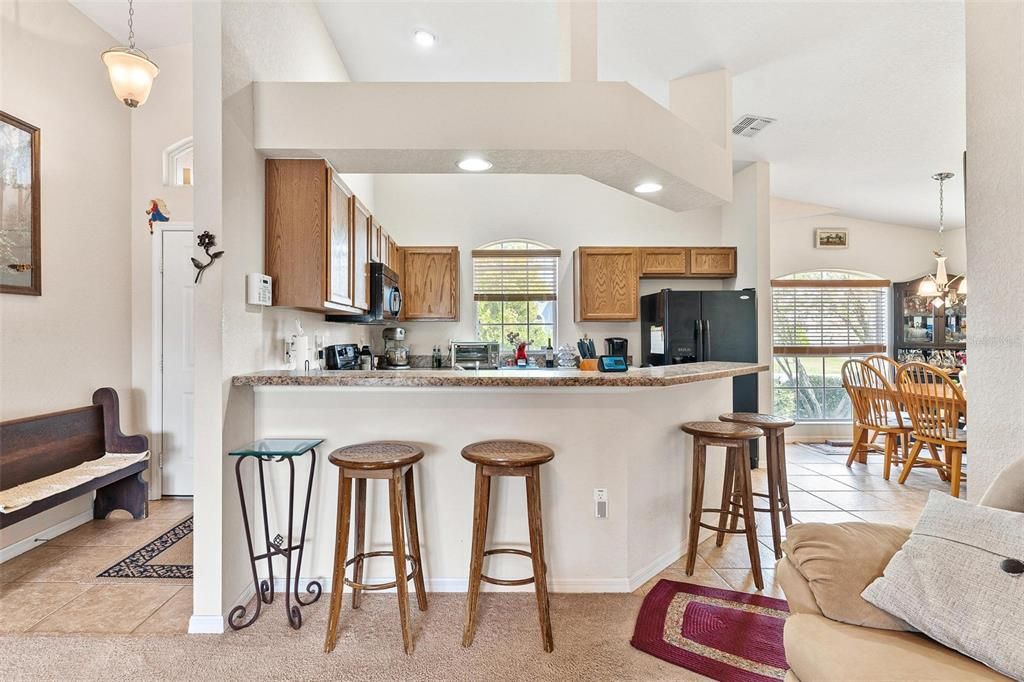 Kitchen with Breakfast Bar