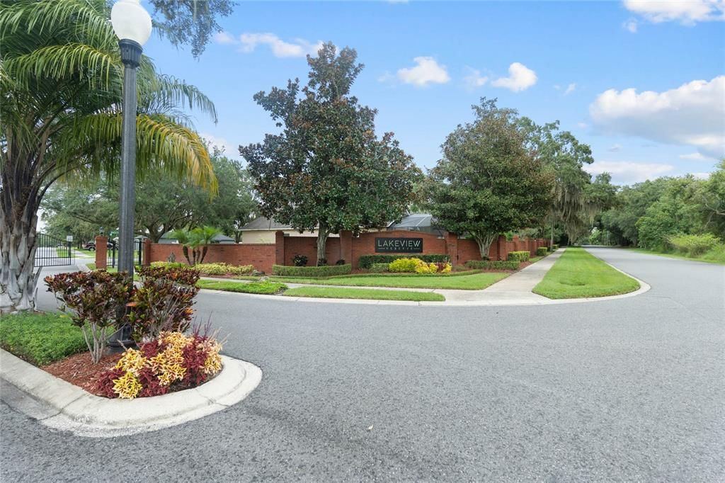 Lakeview Reserve is a gated neighborhood in Downtown Winter Garden.