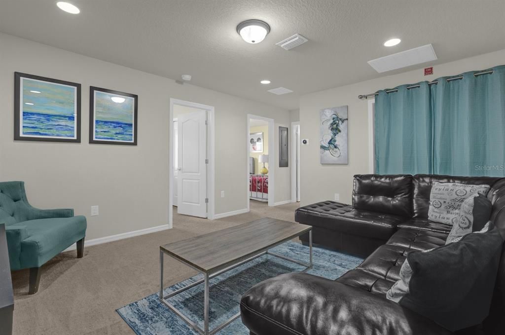 Loft with Laundry Closet