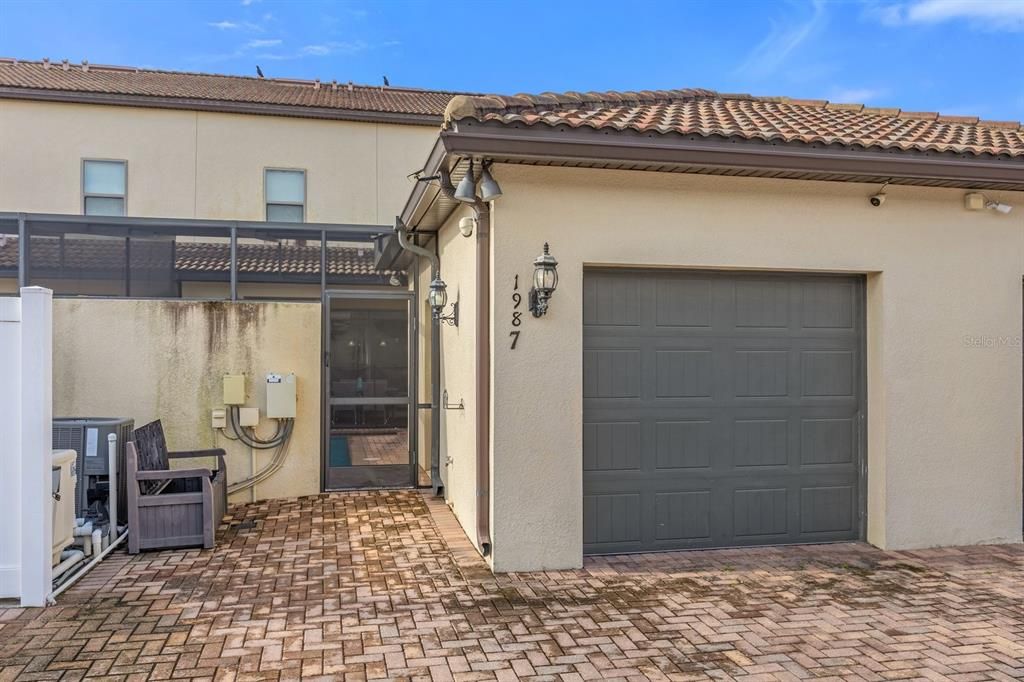 1-car garage, perfect for storage or transform into game room