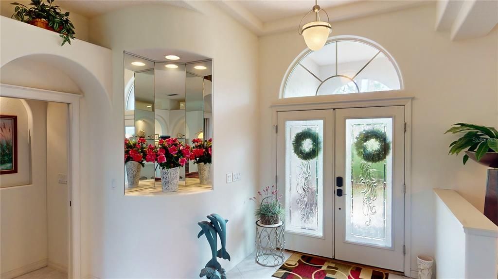 Welcoming front entryway—light, bright, and cheery, creating an inviting first impression.